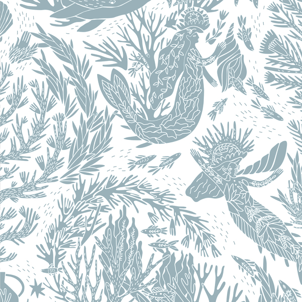 Интерьерная ткань Гандвик (голубой монотонный)