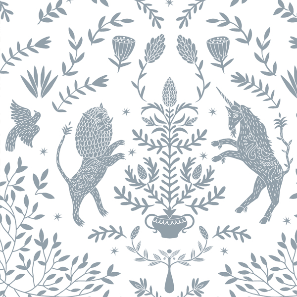 Интерьерная ткань Керка (серый монотонный)