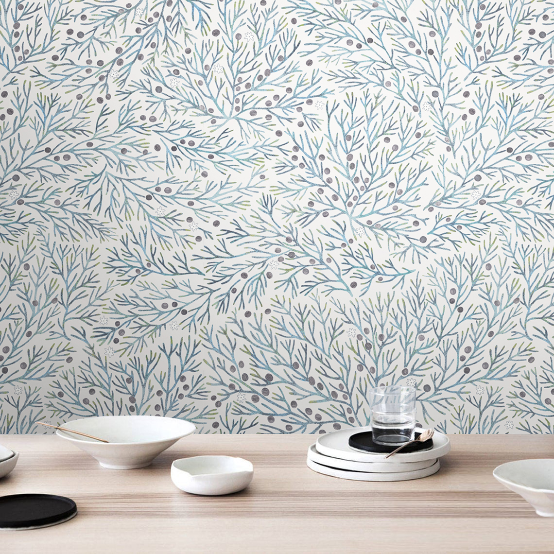 Обои Катайя (бежевый фон)