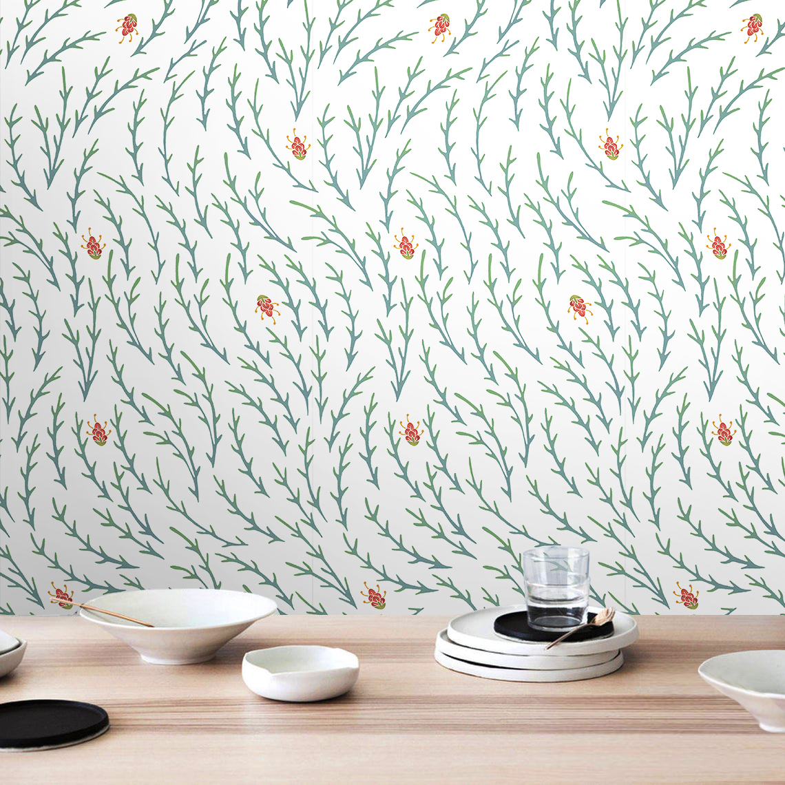 Обои Марья (белый фон)