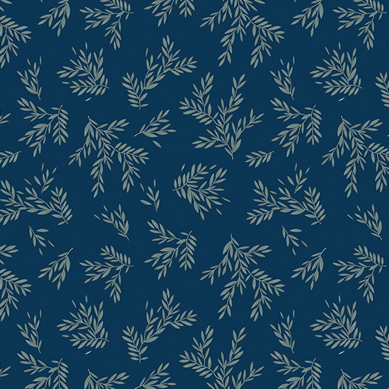 Интерьерная ткань Лехти (синий фон)