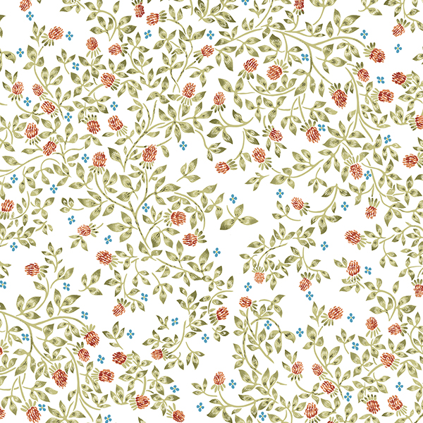 Интерьерная ткань Бобонянь (белый фон)