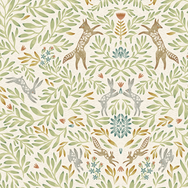 Интерьерная ткань Войвыв  бежевый фон