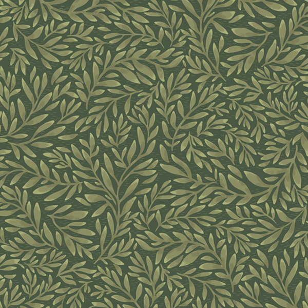 Интерьерная ткань Коръяс зеленый фон (компаньон к принту Войвыв)
