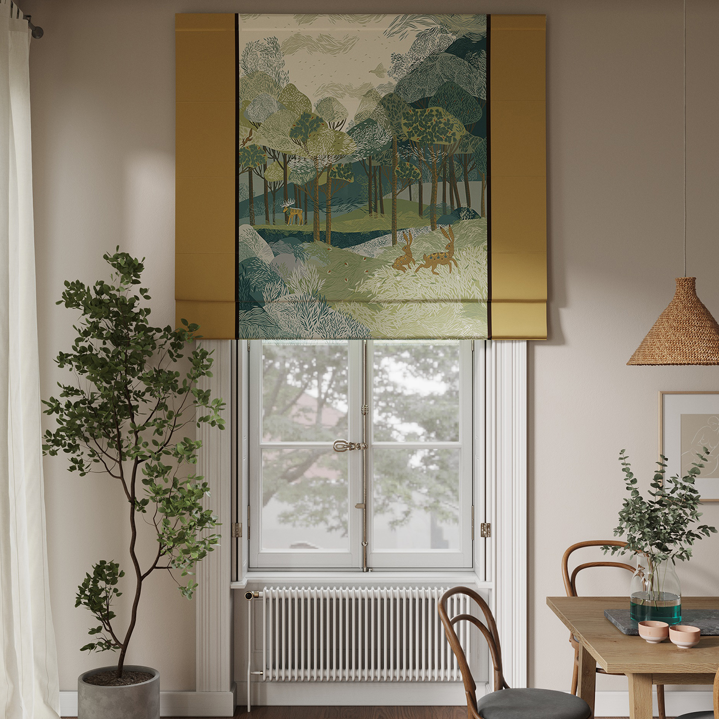 Римская штора Хийси