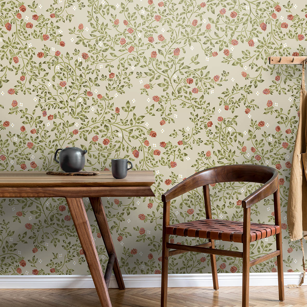 Обои Бобонянь (бежевый фон)