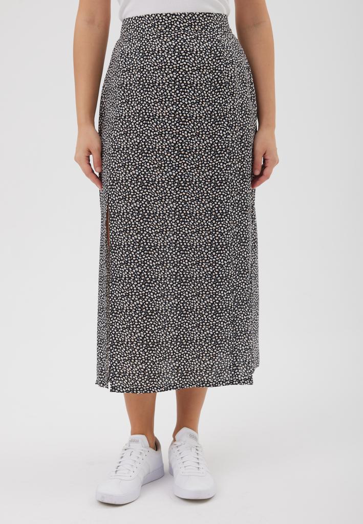 Юбка черная миди