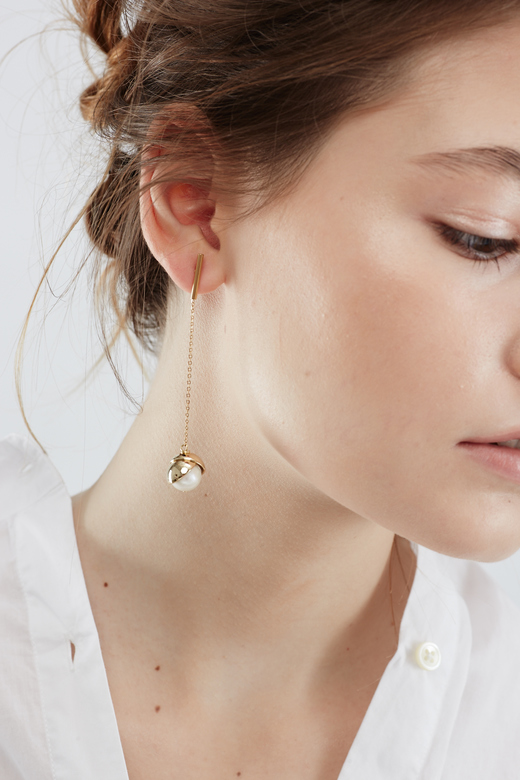 Серьги "Cotton" длинные