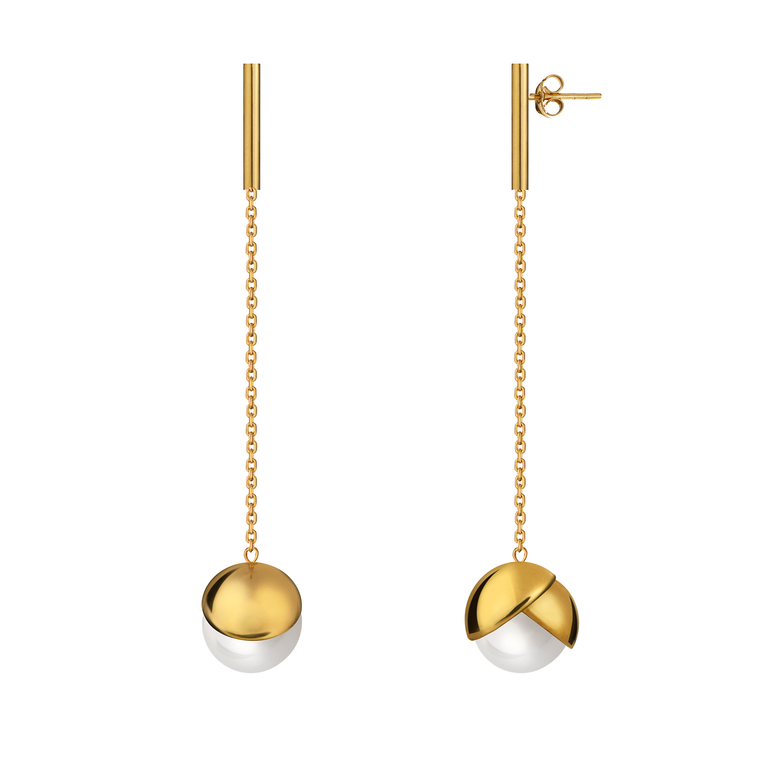 Серьги "Cotton" длинные