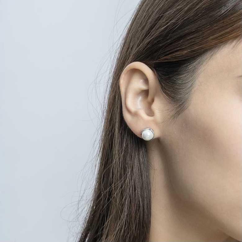 Серьги-пусеты "Cotton"