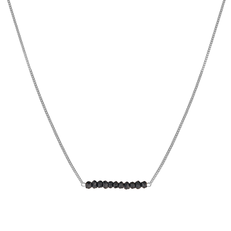 Колье "Basic" с черной шпинелью