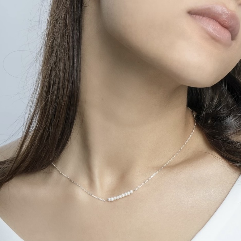 Колье "Basic" с мелким жемчугом