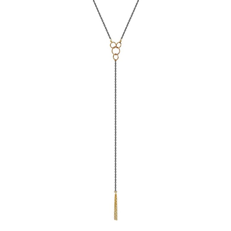 Подвеска-галстук "Gold brush"