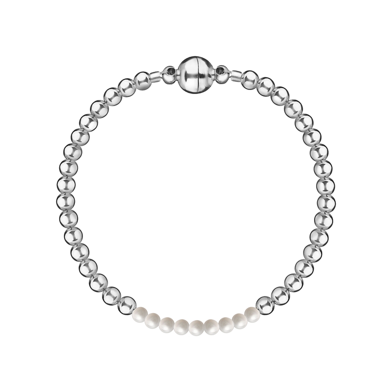 Браслет "Similarity" серебряный гематит