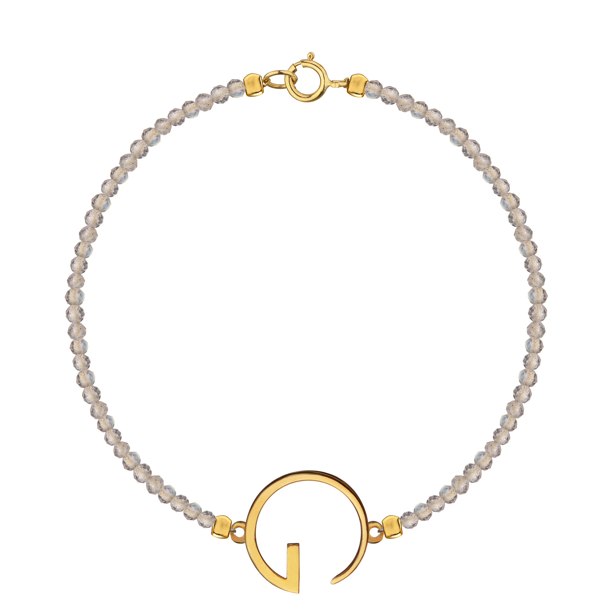 Браслет "G", лабрадорит