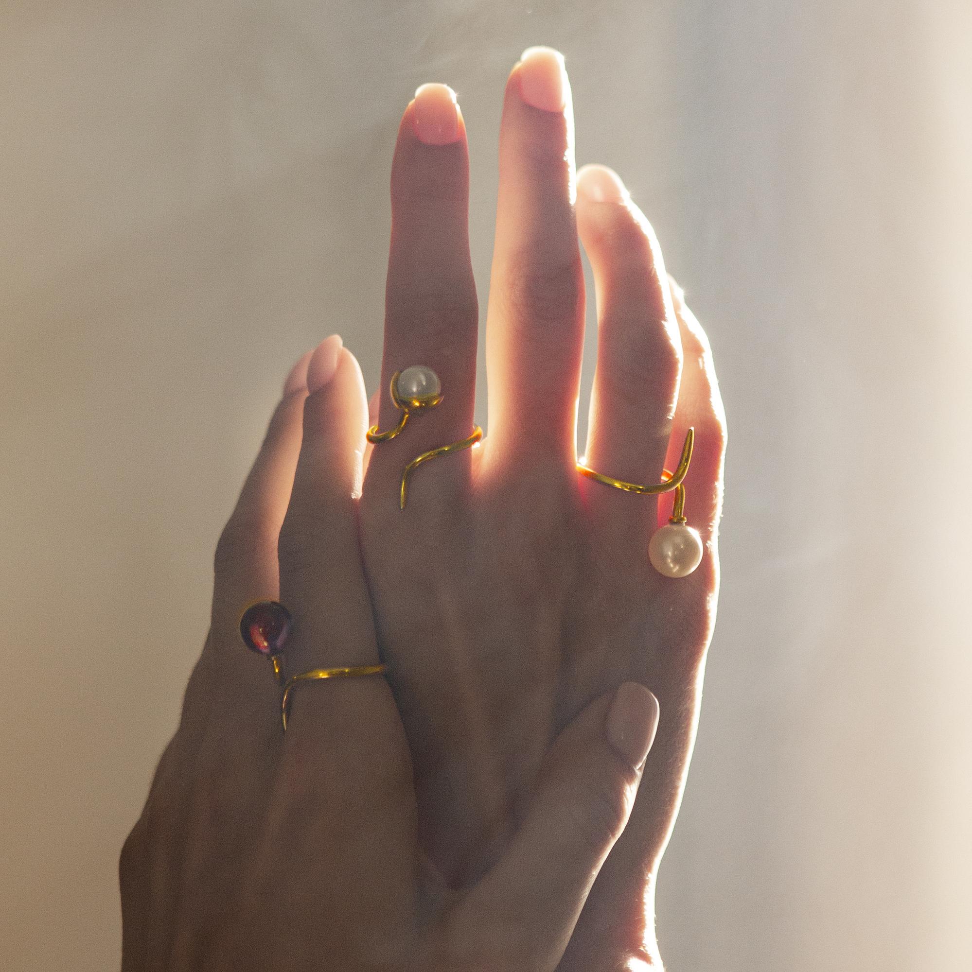 Кольцо "Basic" с аметистом