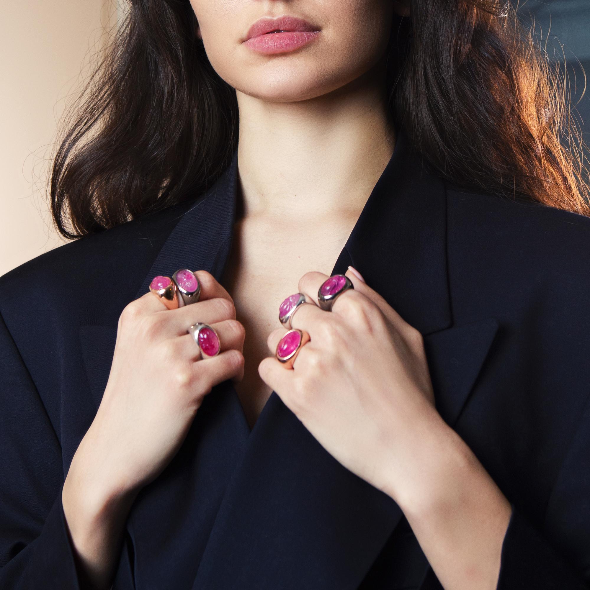 Кольцо "Scarabie", позолота