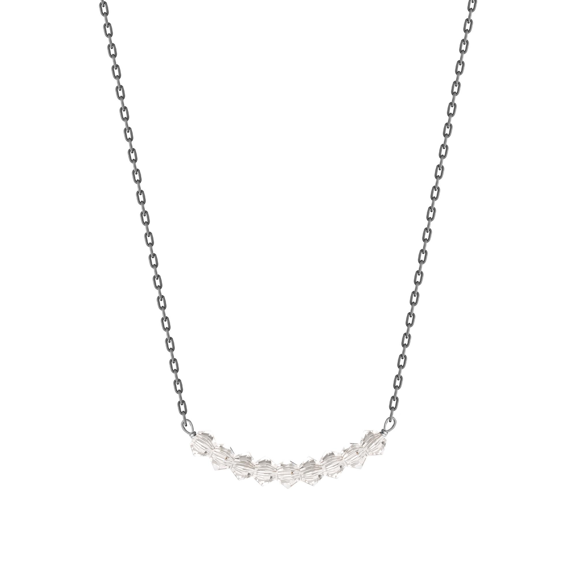 Колье с горным хрусталем