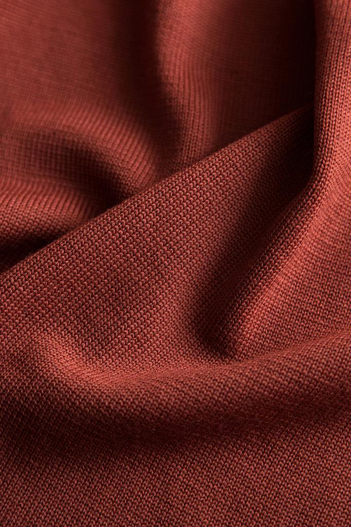 Шерсть терракотовая, ширина 92 см