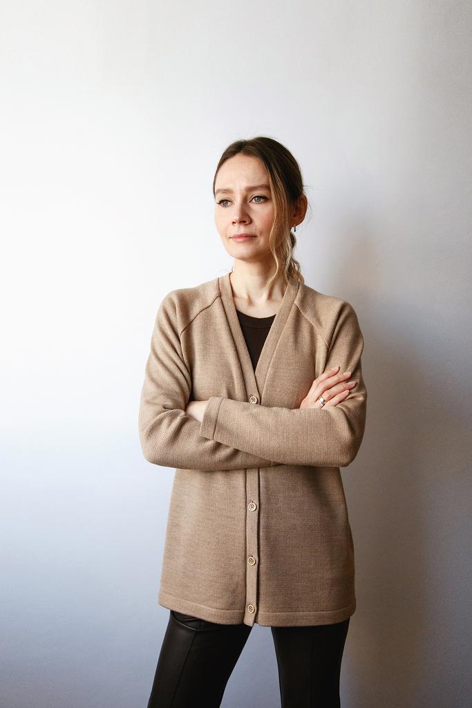 Выкройка Кардиган реглан