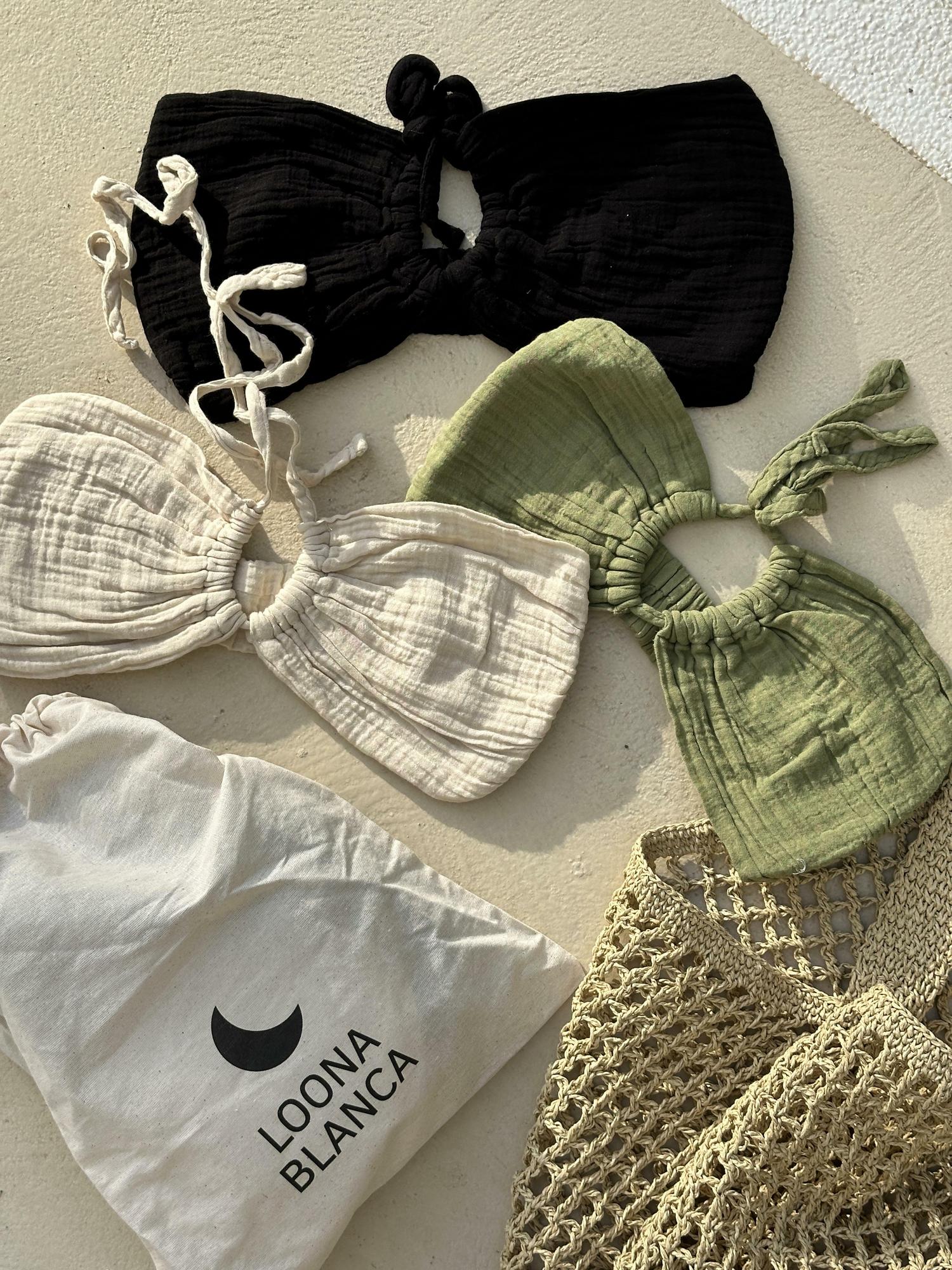 Mamma mia, топ-бандо оливковый