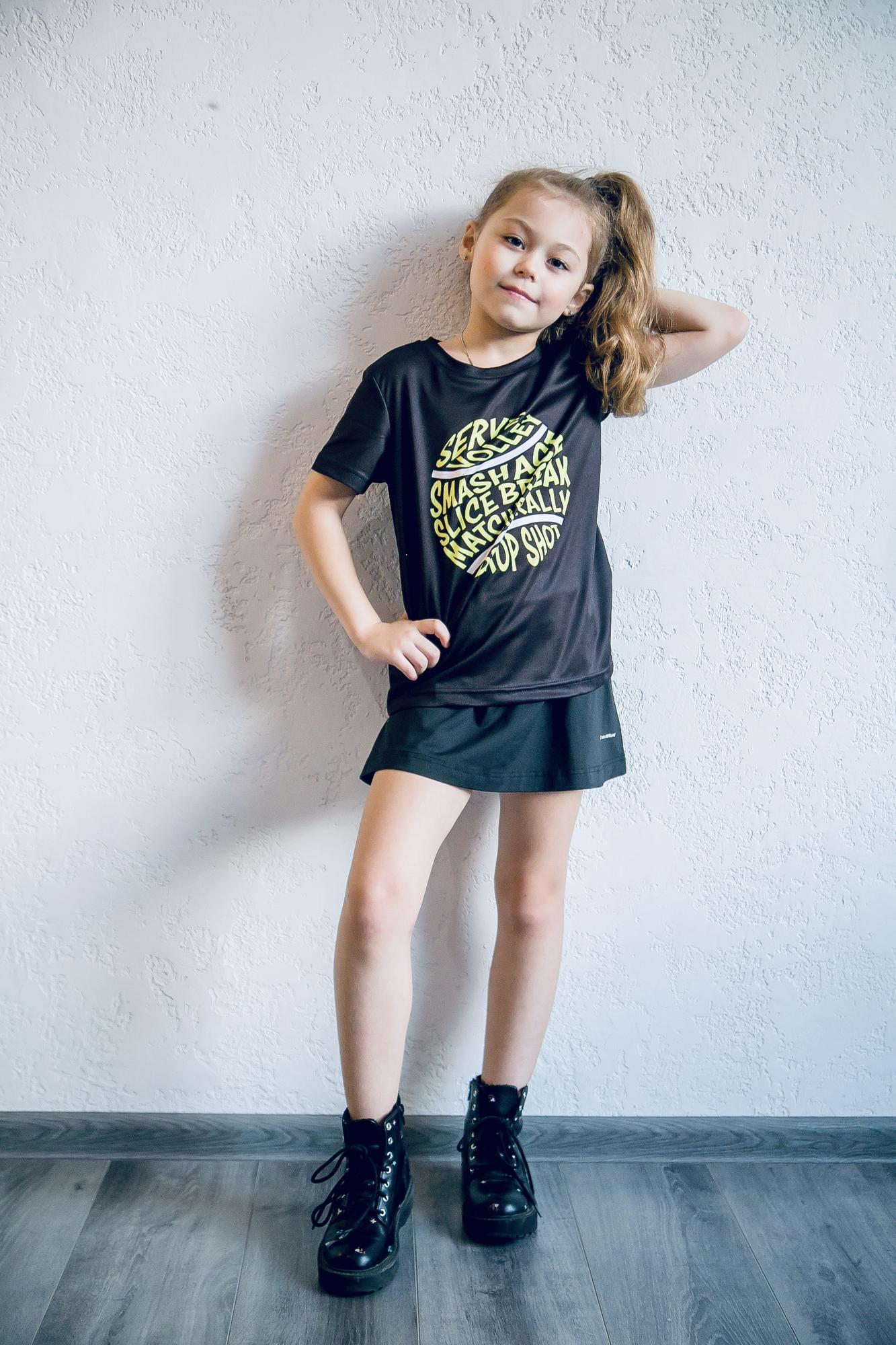 Футболка «drop shot” черная