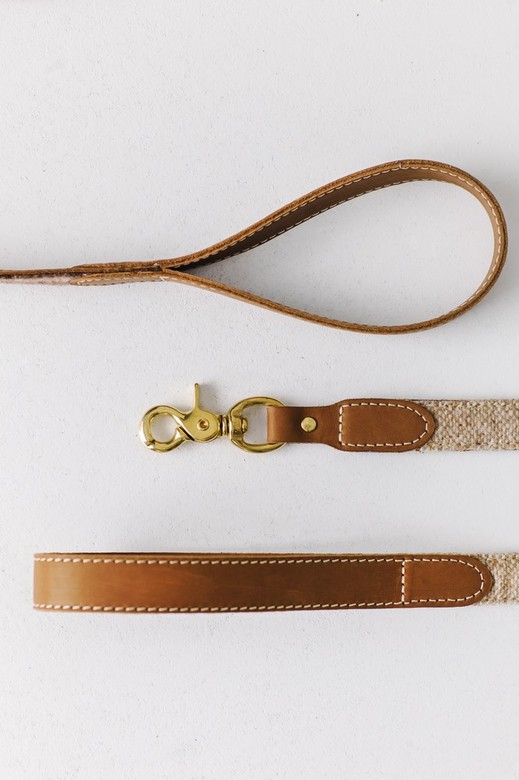 Поводок "Твид-песочный"