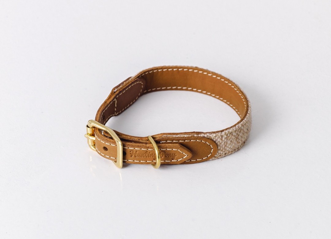 Ошейник "Песочный твид"