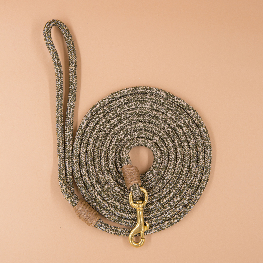 Поводок Оливковый 2,6 м