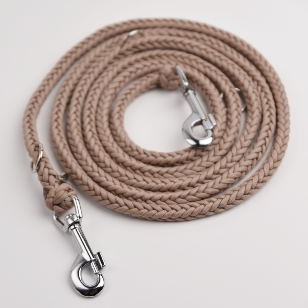 Поводок-перестёжка Бежевый 1,5-3м