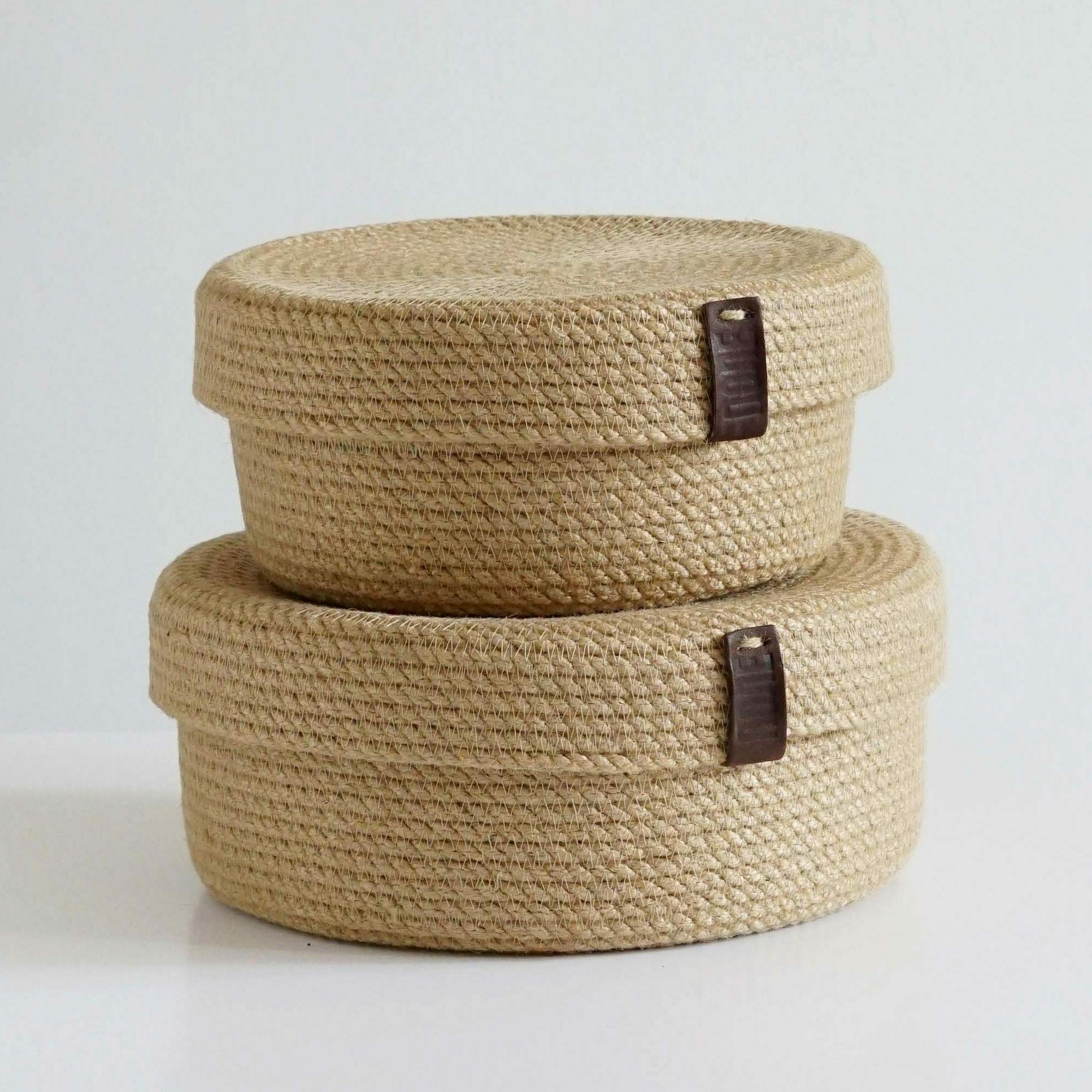 Набор корзин с крышками