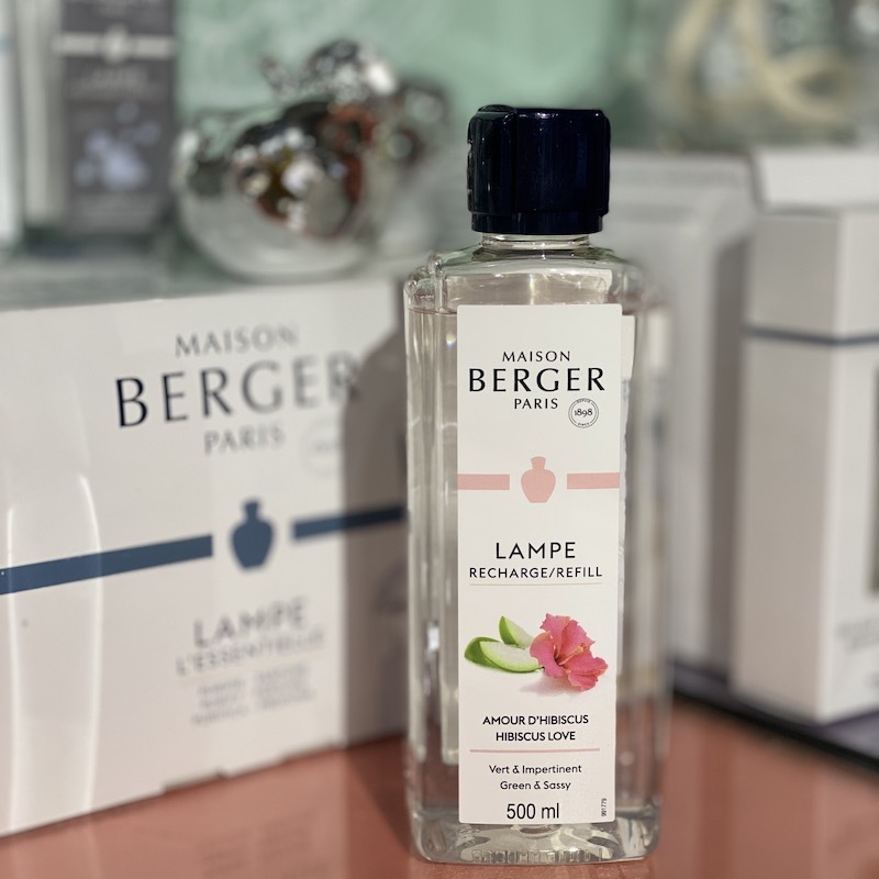 Аромат сменный для лампы Берже "Гибискус и яблоко" 500 мл.