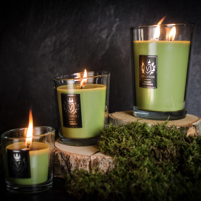 Ароматическая свеча Vellutier «Древние дубы»