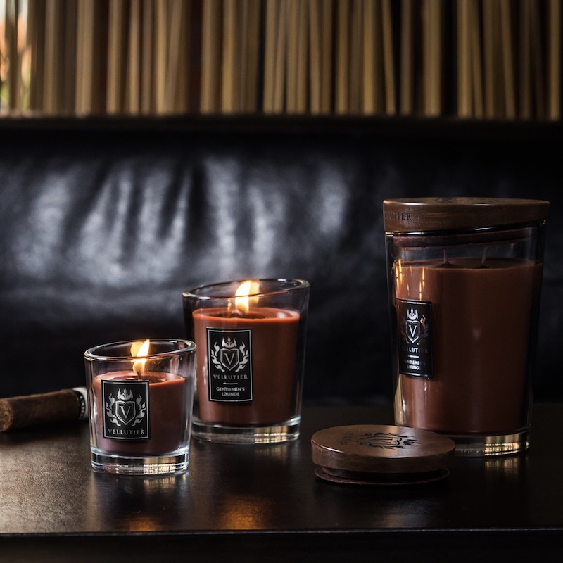 Ароматическая свеча Vellutier «Клуб джентельменов»