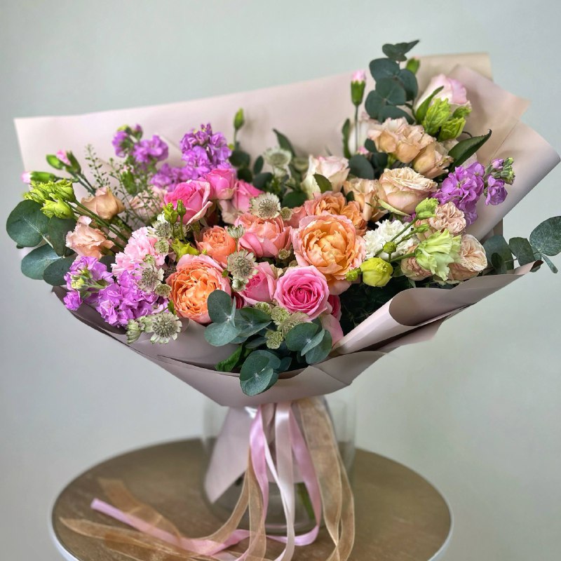 Букет цветов "Французский поцелуй"