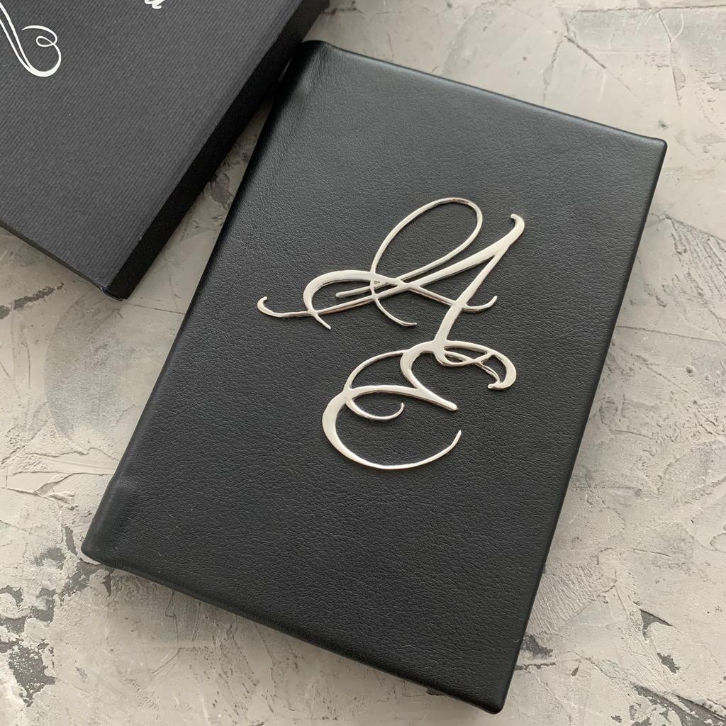 Обложка на паспорт с инициалами