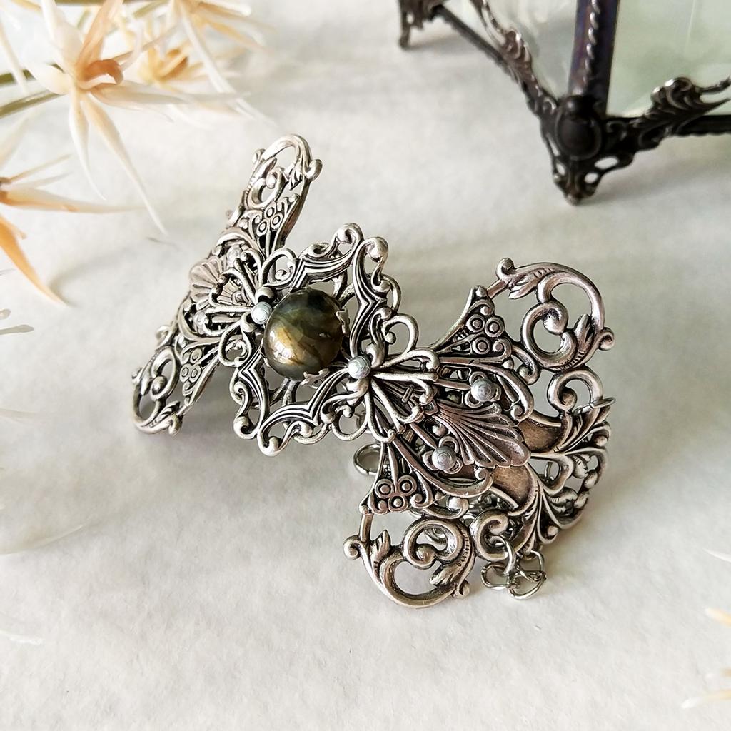 Браслет "Аемилия" Лабрадорит (Лабрадор, Спектролит)