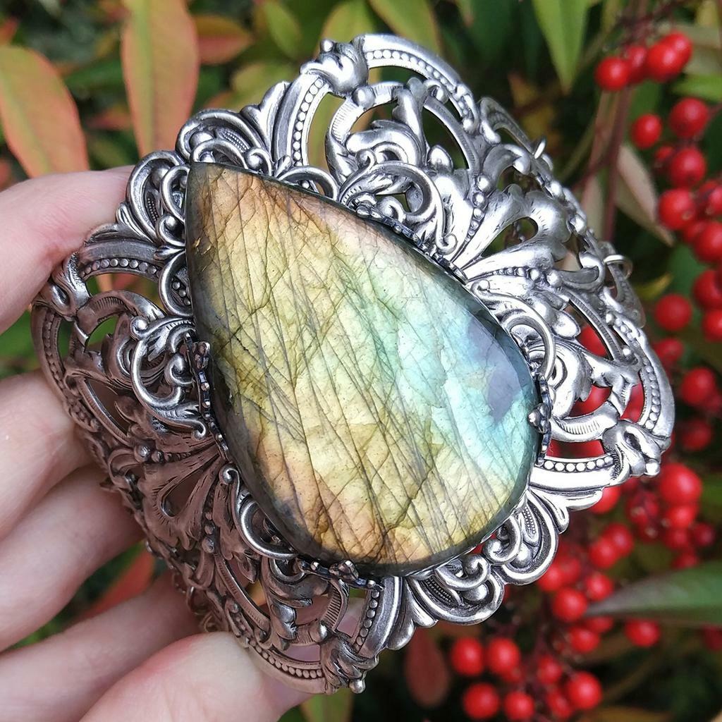 Браслет "Анастасия" Лабрадорит (Лабрадор, Спектролит)