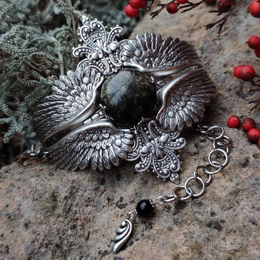 Браслет "Ангел" Золотой Обсидиан