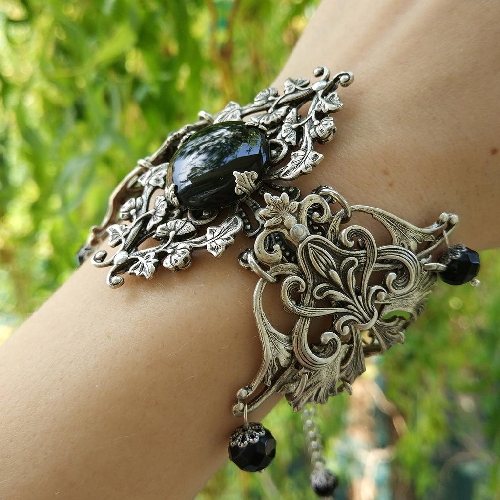 Браслет "Илизия" Черный Оникс