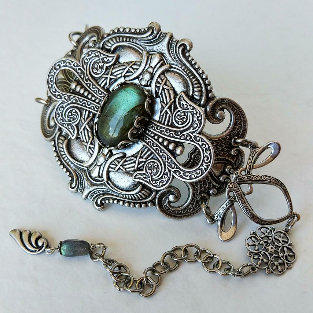 Браслет "Конкордия" Лабрадорит (Лабрадор, Спектролит)