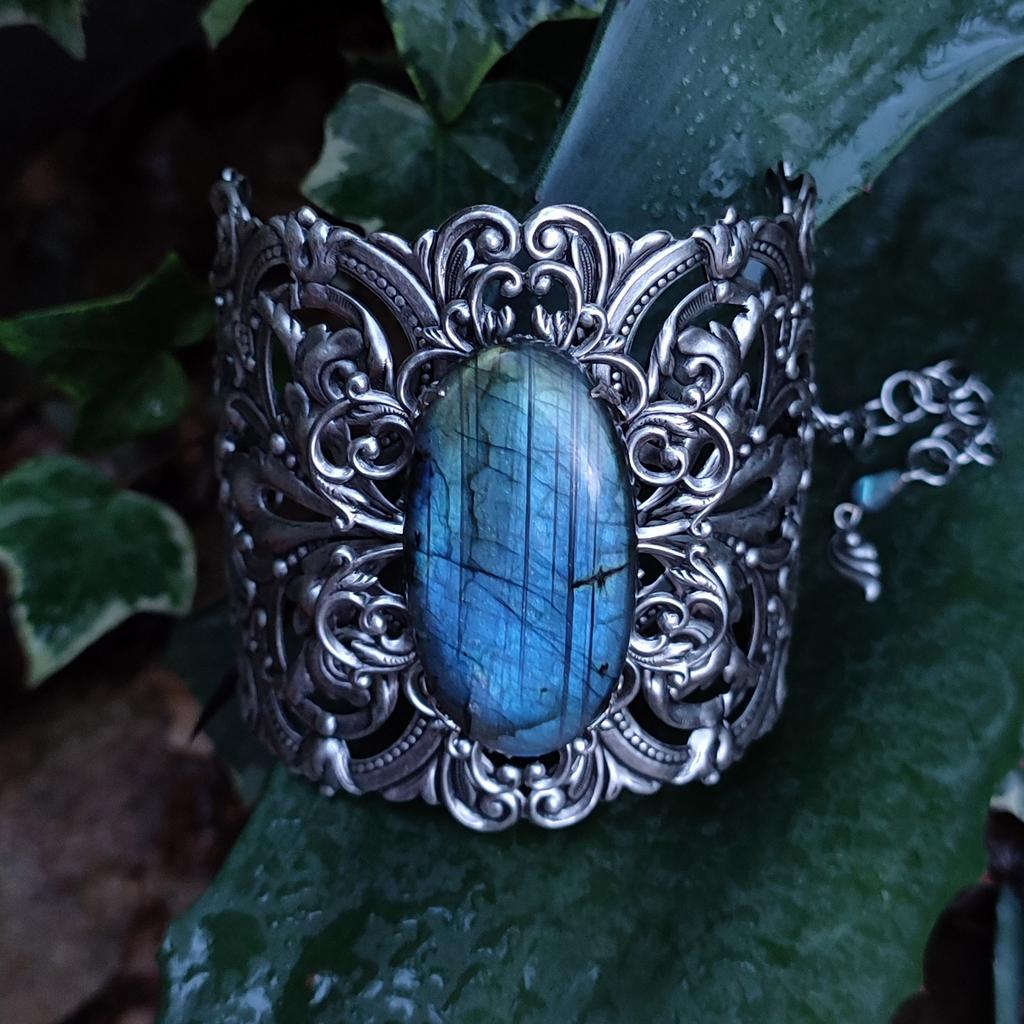 Браслет "Ленора" Лабрадорит (Лабрадор, Спектролит)