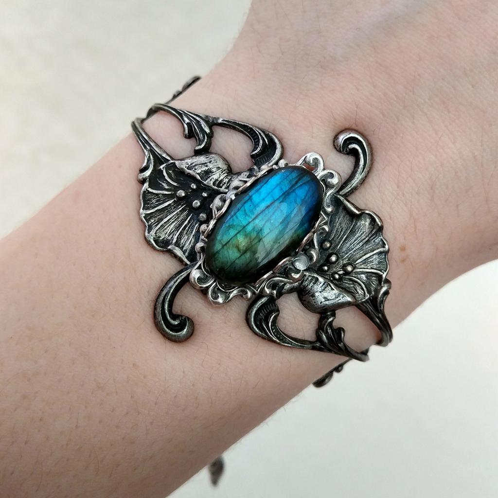 Браслет "Флавиа" Лабрадорит (Лабрадор, Спектролит)