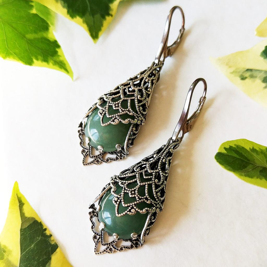 Серьги "Паула" Кварц