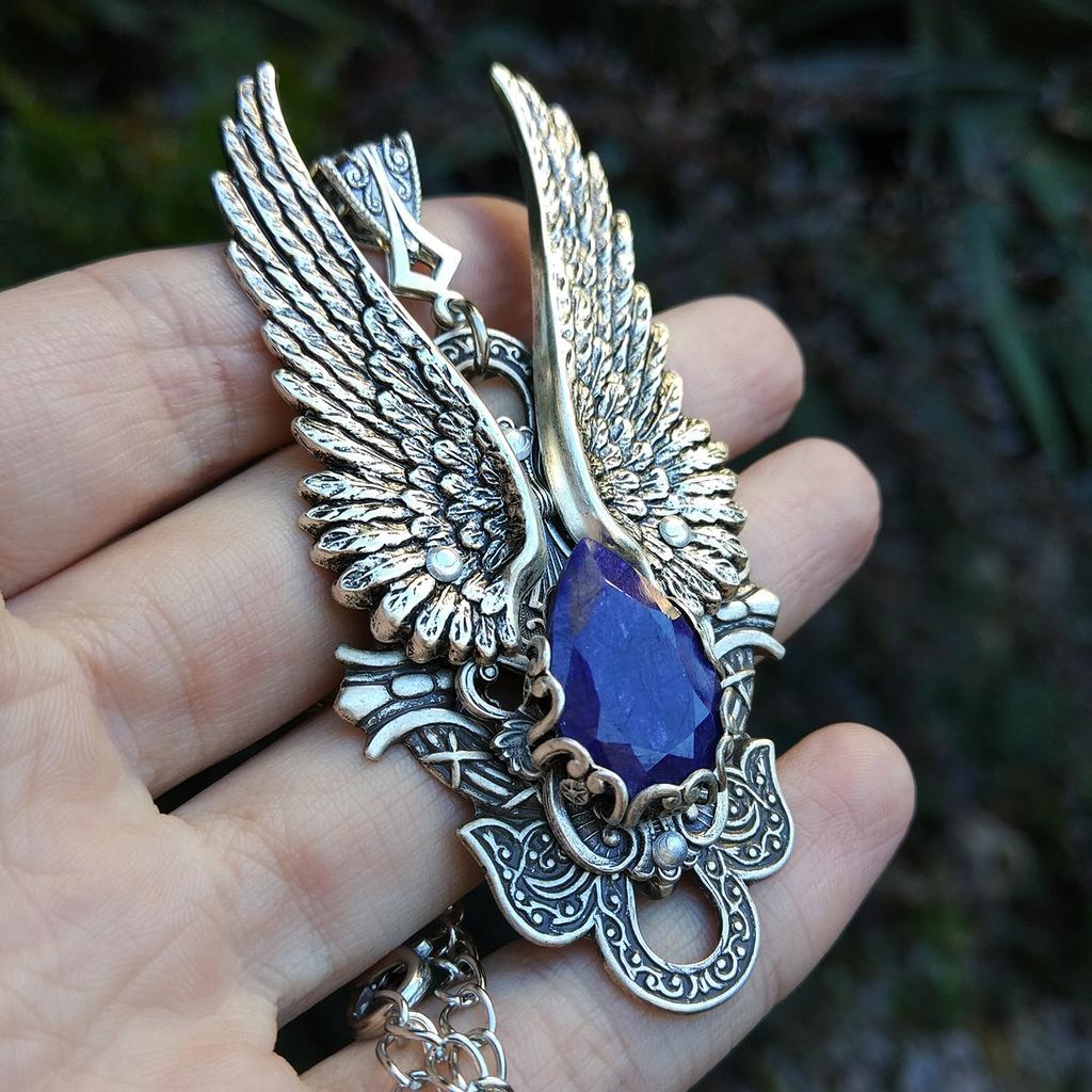Кулон "Ангел" Сапфир