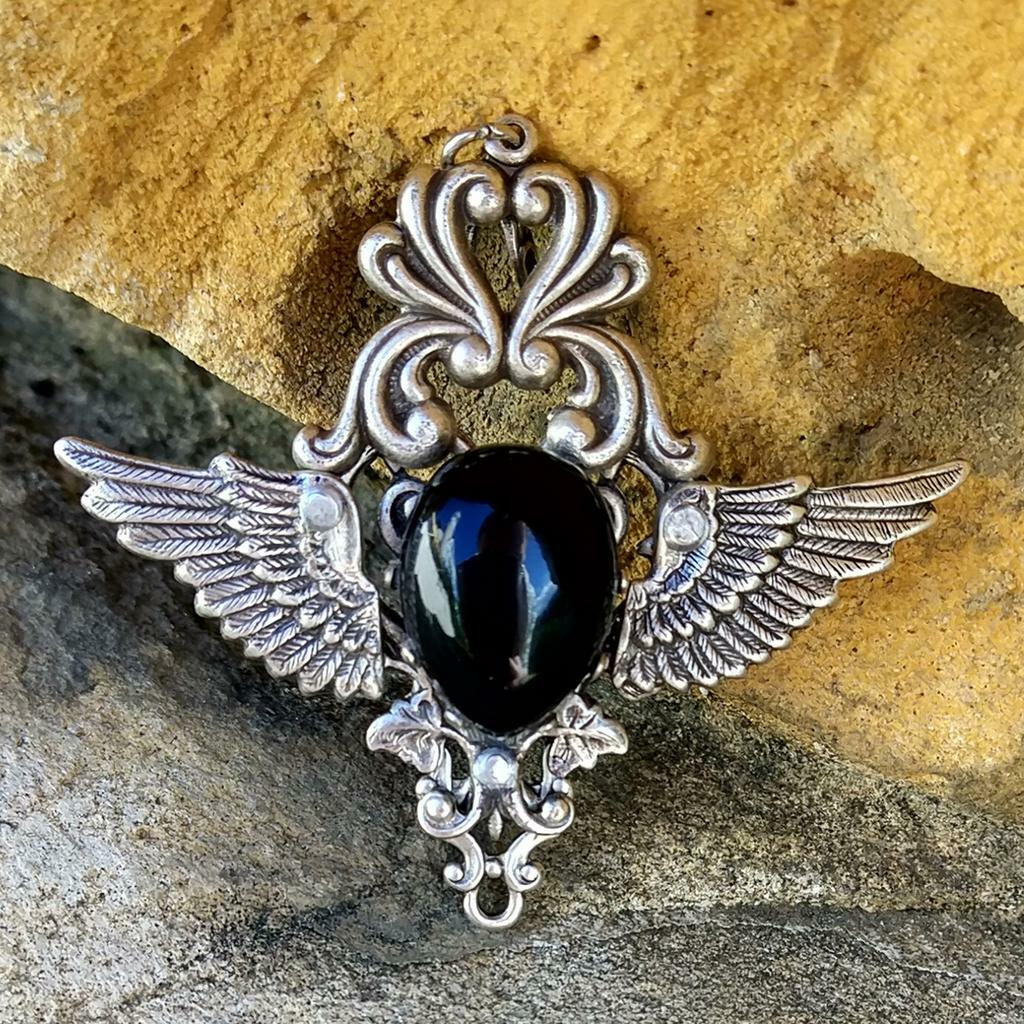 Кулон "Маргарита" Черный Оникс