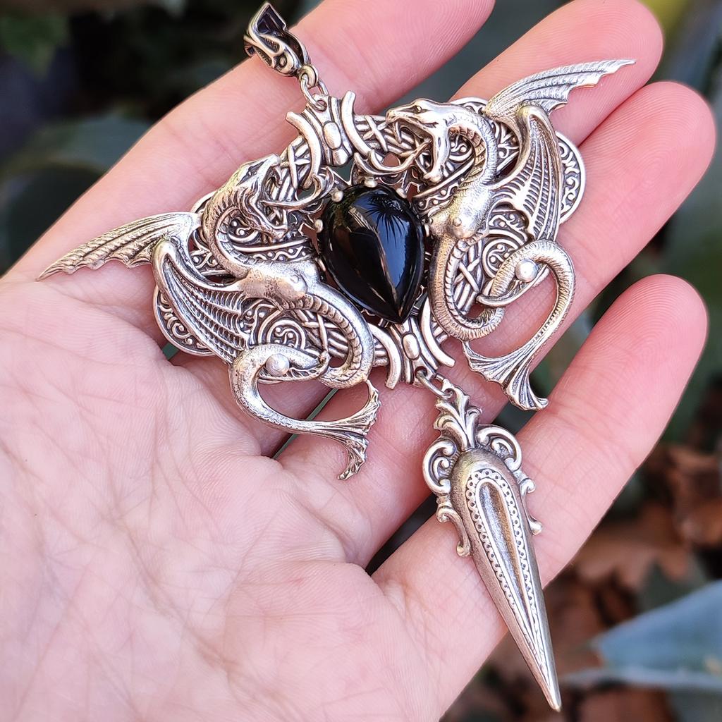 Кулон "Нертус" Черный оникс