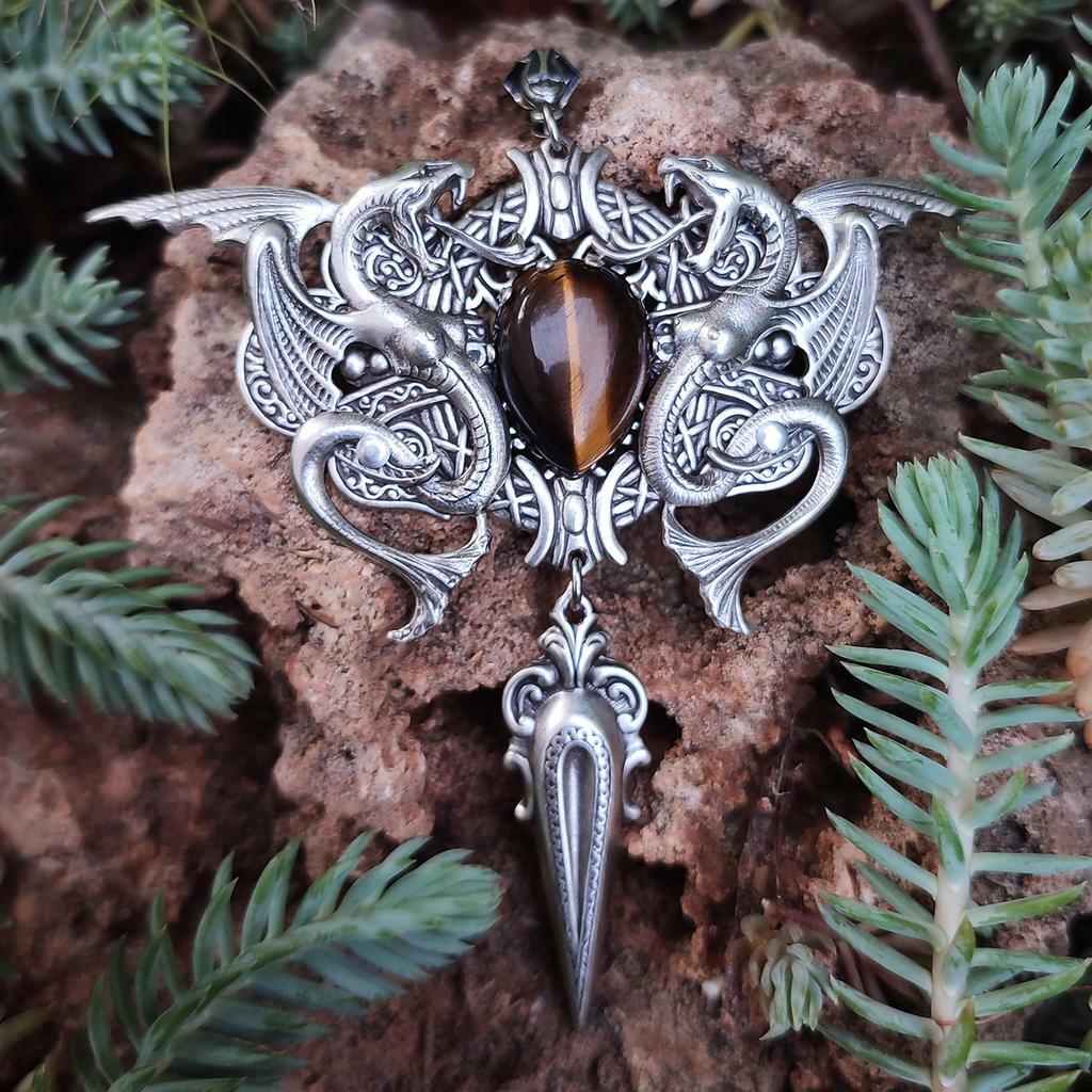 Кулон "Нертус" Тигровый глаз