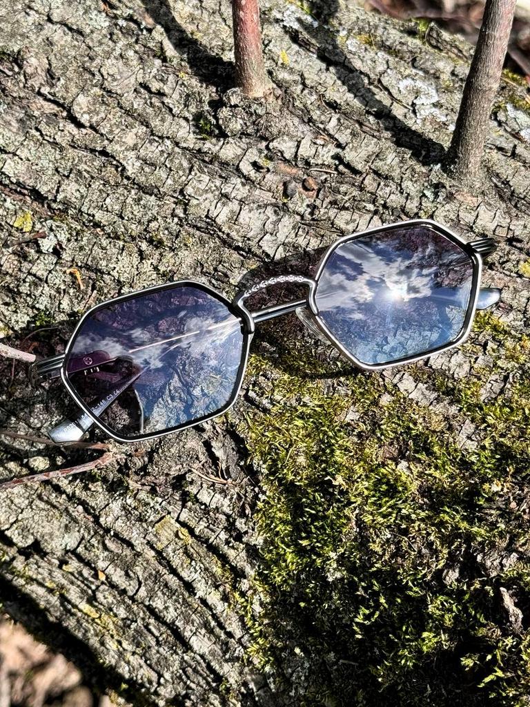 Солнцезащитные шестигранные очки