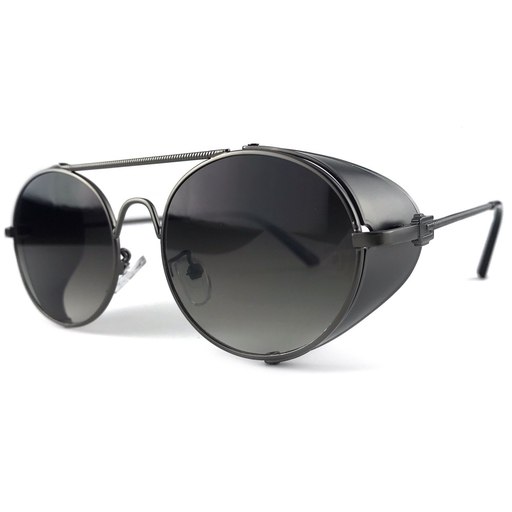 Очки с боковыми щитками металлические